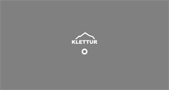 Desktop Screenshot of klettur.is
